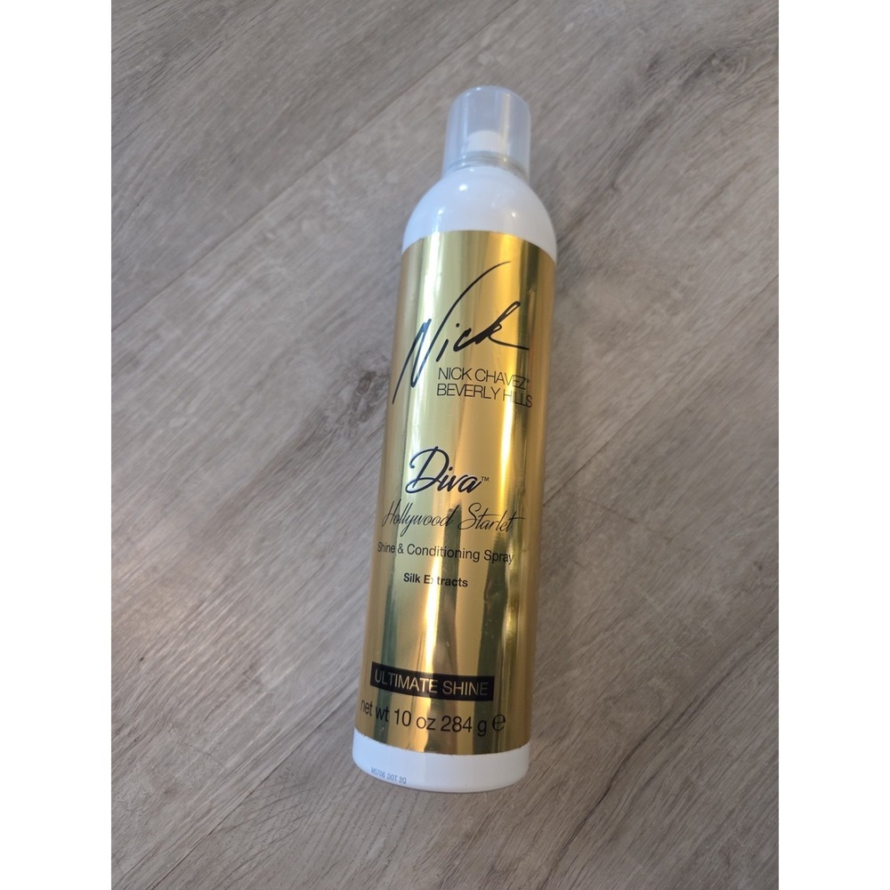 Nick Chavez Hair Spray Ultimate Shine Conditioning Silk Extracts Diva